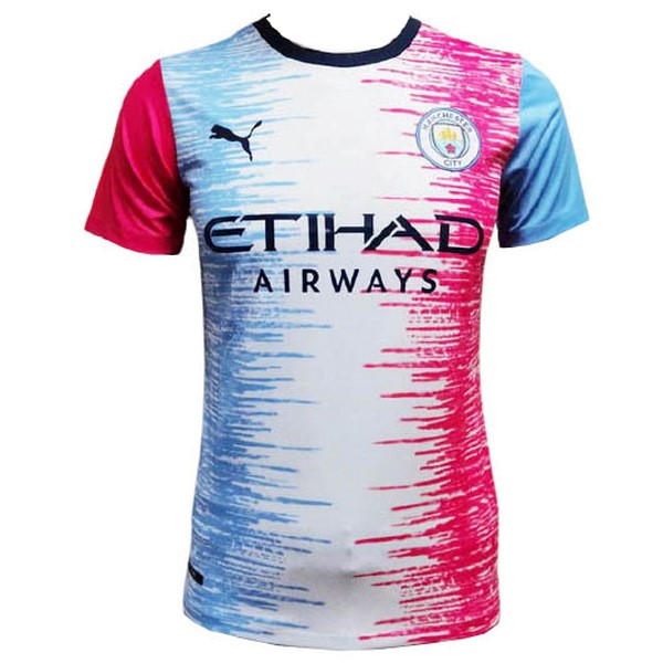 Tailandia Camiseta Manchester City Especial 2021-2022 Azul Blanco